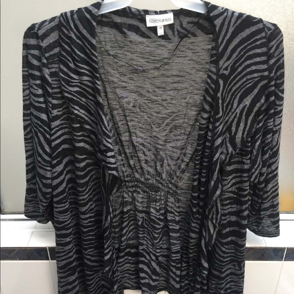 Ladies cover up in black